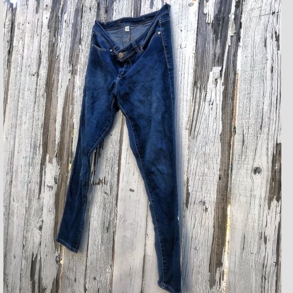 Women's Lauren Conrad blue skinny jeans Size 10 - Picture 5 of 9